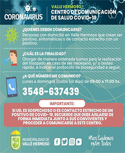 CENTRO DE COMUNICACIÓN DE SALUD COVID-19
